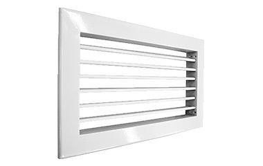 Решетка настенная однорядная алюминиевая 1 VA АмурВент - 150х150 фото 1