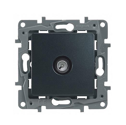 ETIKA Розетка TV оконечная, антрацит Legrand 672665 фото 1