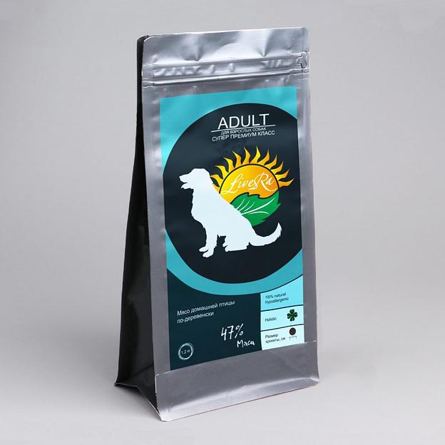 Полнорационный корм для взрослых собак «ADULT» фото 1