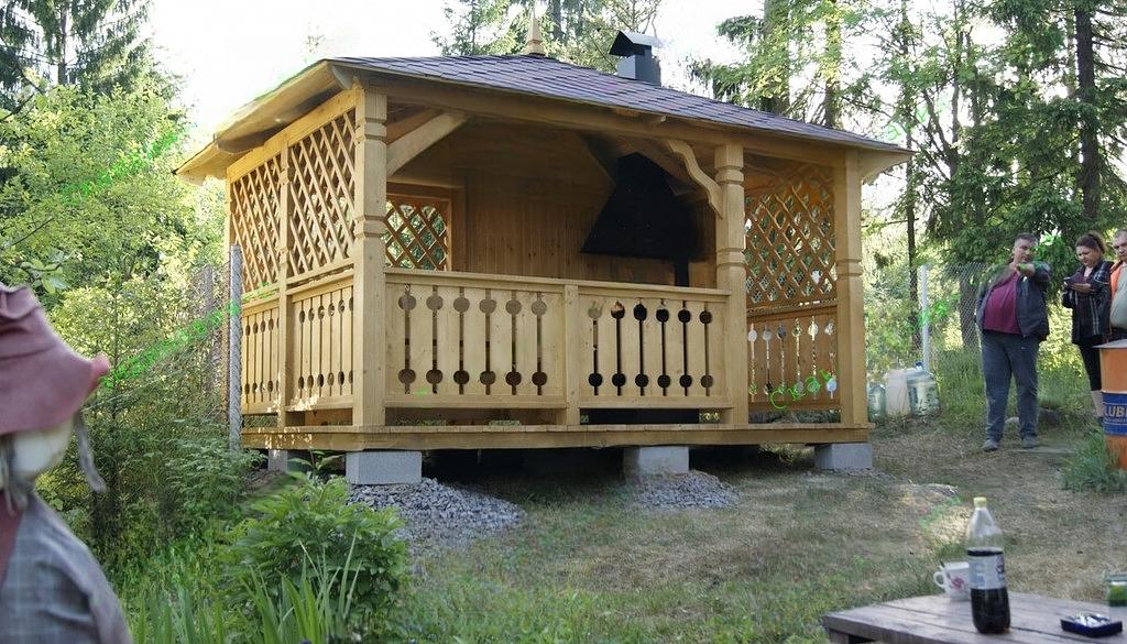 Беседка «Скандинавия» 3×4 метра с гриль Suomi Grill фото 1