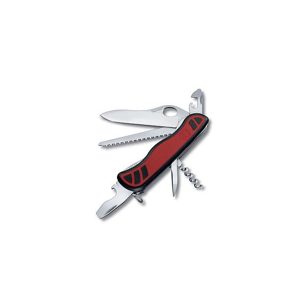 Складной нож Victorinox Forester M Grip, функций: 10, 111мм, красный / черный, коробка картонная [0.8361.mc] фото 1