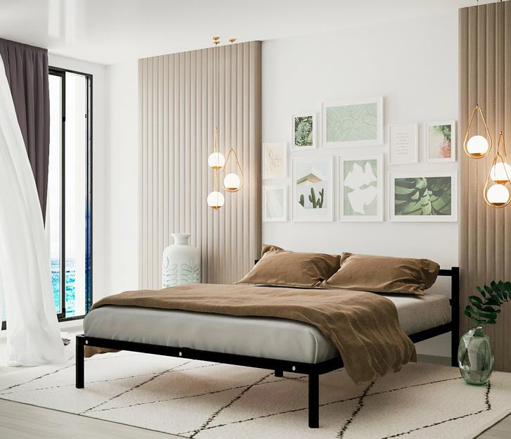 Кровать Berhouse «Мета» с матрасом ОПТ фото 4