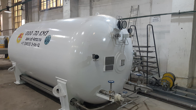Криогенный резервуар в транспортном исполнении по типу ЦТК фото 2