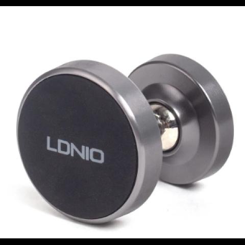 Держатель для телефона автомобильный, LDNIO Magnetic MG08 Магнитный, черный фото 1