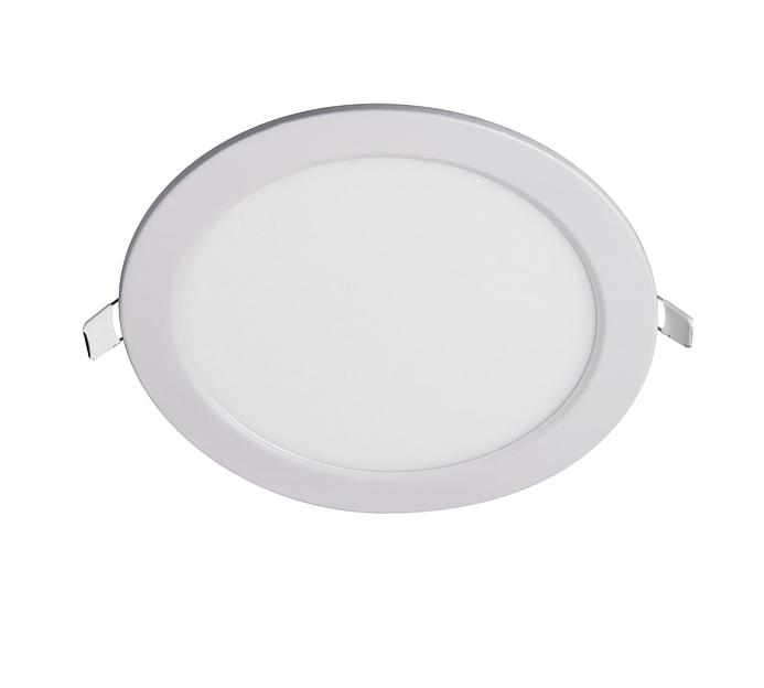 Светильник светодиодный ДВО-12w 6500K 800 Лм IP40 WH d170мм встраиваемый круг JazzWay 5008564A фото 1