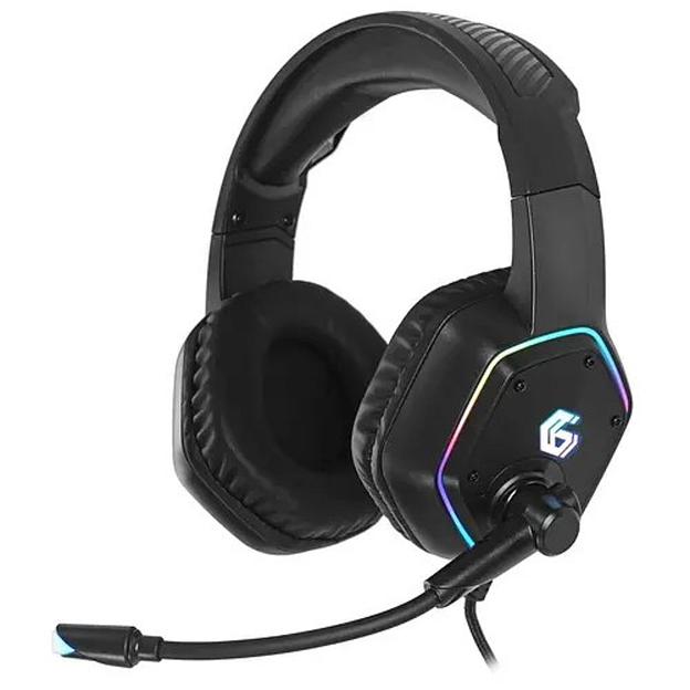 Гарнитура Gembird MHS-GX15, мембр. 50 мм, подсветка, рег. гром., рег.оголовье, каб. 2,1 м фото 1