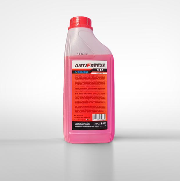 Antifreeze professional «Gelidis G12 Carbox» красный 1 кг опт фото 1