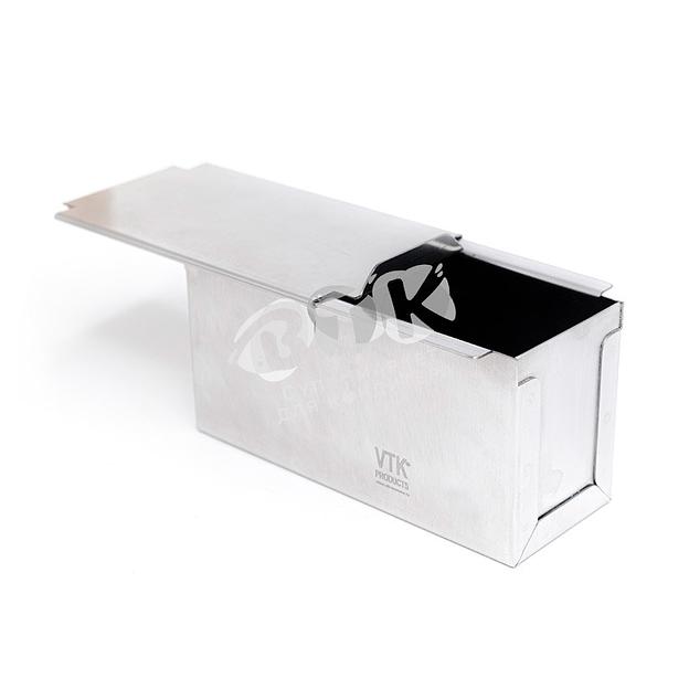 Форма для тостового хлеба с крышкой 300х100х100 мм нержавеющая сталь фото 3