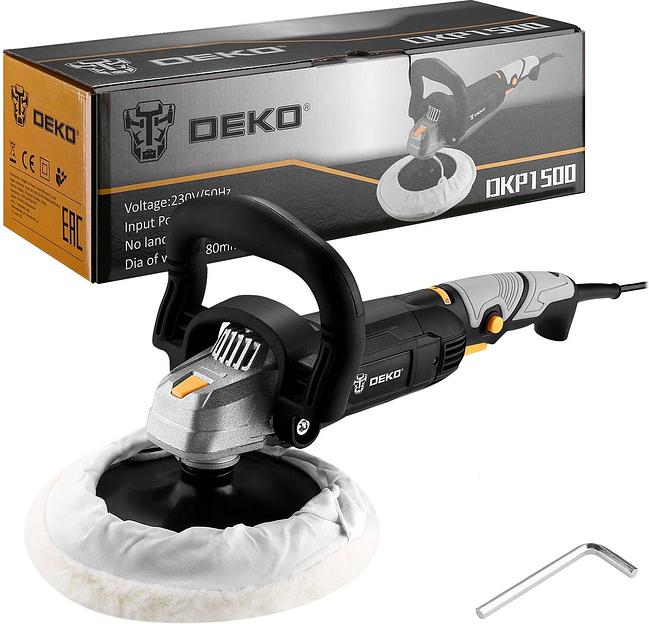 Полировальная машина Deko DKP1500 1500Вт фото 10
