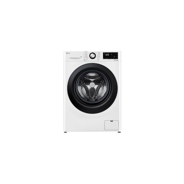 Стиральная машина LG F2V3PS6W, с фронтальной загрузкой, с паром, 8кг, 1200об/мин, инверторная фото 1