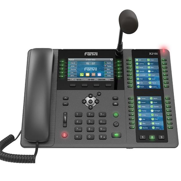 Телефон IP Fanvil X210i черный фото 3