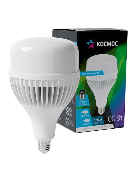 Лампа светодиодная LED 100Вт 220В E27 D160х270 6500К дневной 8300 лм фото 5