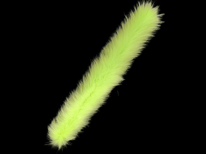 Опушка из енота 100×1.5 крашеная опт фото 3