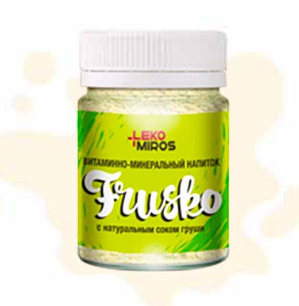 Сухой лимонад Frusko «Груша» концентрат сокосодержащий фото 1