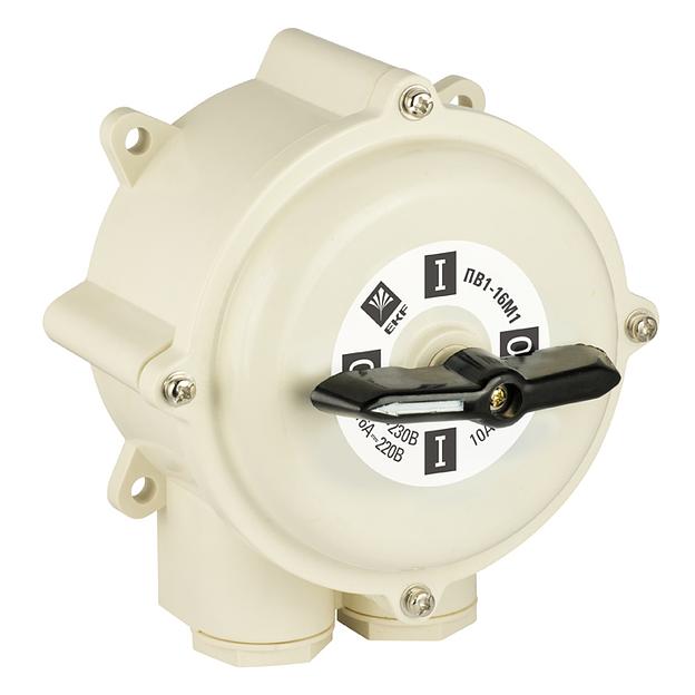 Выключатель пакетный ПВ 2-16 М1 пл. IP56 PROxima фото 1