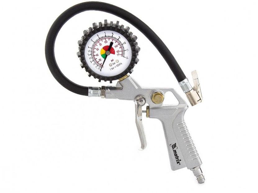 Набор пневмоинструментов Matrix 57304 компл.:5 предметов 307л/мин красный/оранжевый фото 5