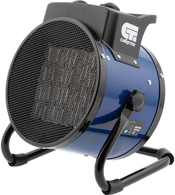 Тепловая пушка электрическая Сибртех K3 3000Вт синий/черный фото 1