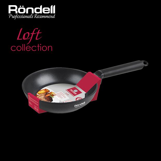 Сковорода Rondell Loft круглая 28см ручка несъемная (без крышки) черный (RDA-1145) фото 10