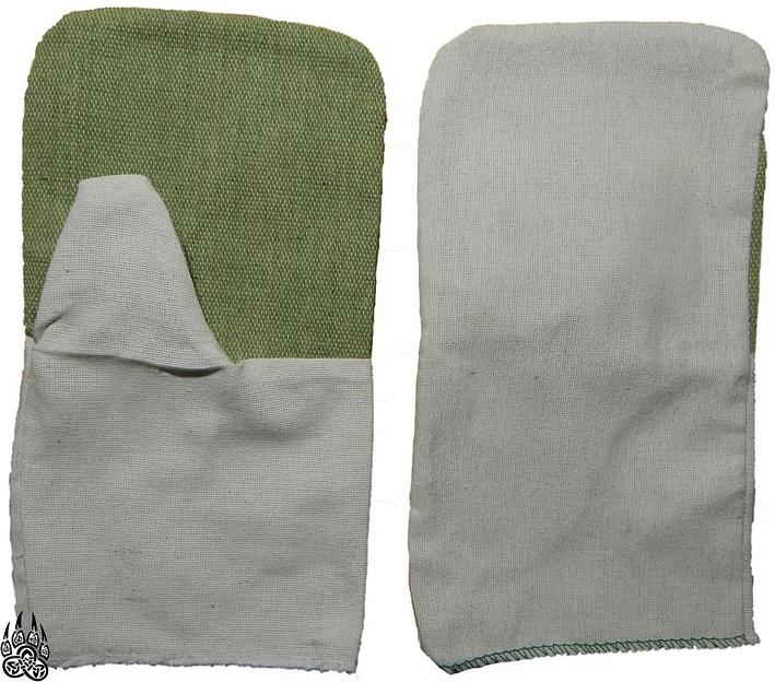 Рукавицы Х/Б с брезентовым наладонником фото 1