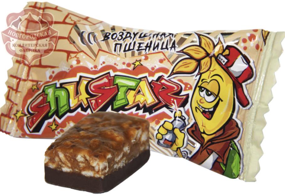 Конфеты «SHUSTAR» взрывная пшеница фото 1