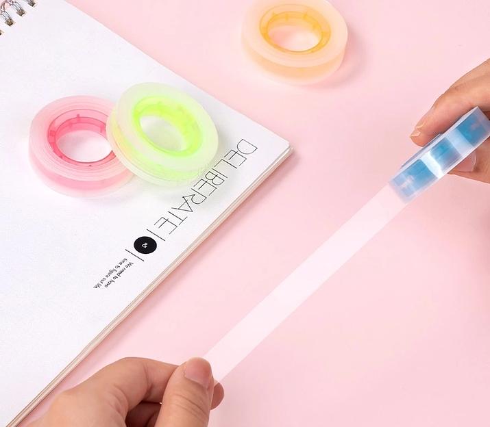 Клейкая лента канцелярская Deli ЕА689 EA689 прозрачная шир.18мм дл.30м 38мкр (упак.:4шт) фото 3