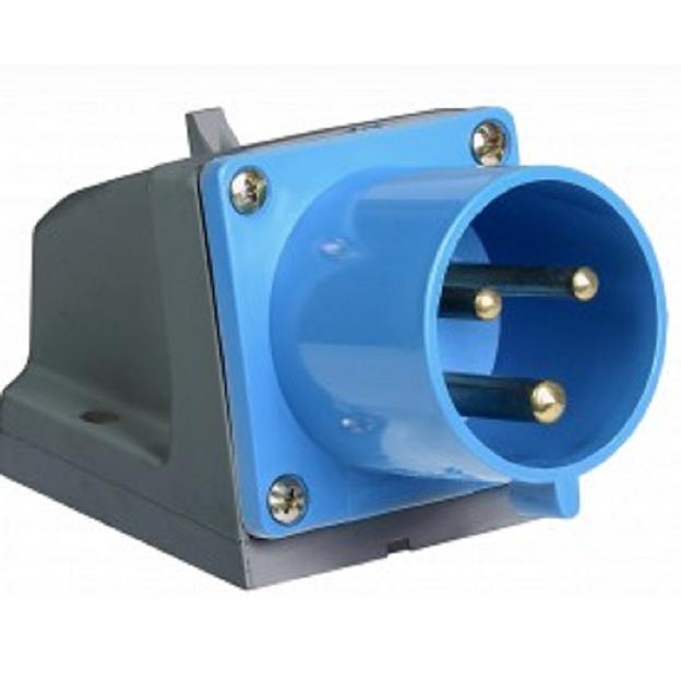 Iek PSR51-032-3 Вилка 523 стац.2Р + РЕ 32А 220В IP44 ИЭК фото 1