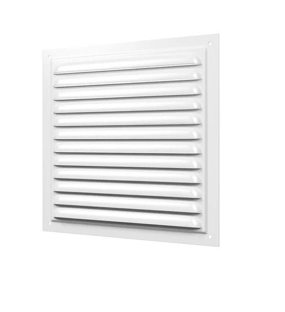 Решетка приточно-вытяжная стальная с покрытием полимерной эмалью МЭ - 3030МЭ - 300х300 фото 1