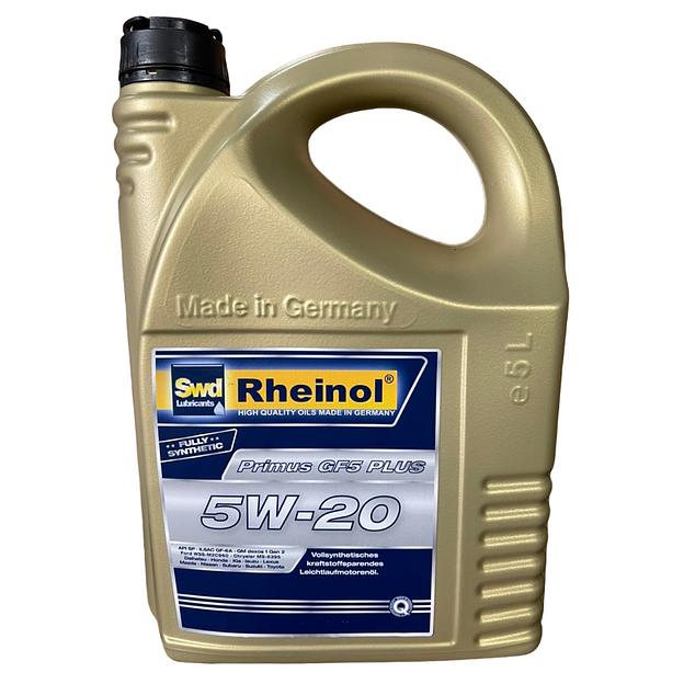 Моторное масло для легковых автомобилей SwdRheinol Primus Primus GF5 Plus 5W-20 4 л ОПТ фото 1