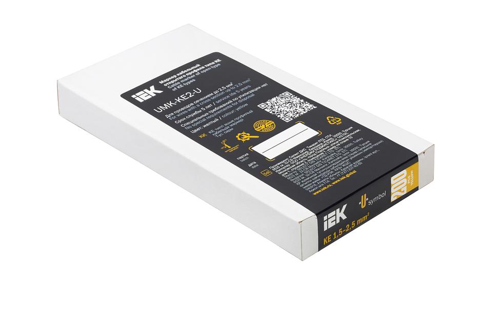 Маркер открытого типа KE 1,5-2,5мм2 символ 'U' (200шт/упак) IEK фото 2