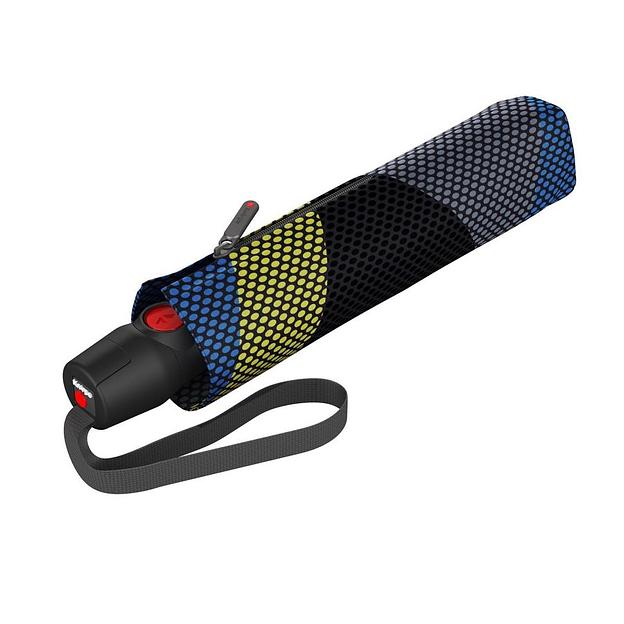 Зонт Knirps автомат T.201 Medium Duomatic RUN BLUE ECOREPEL 95 3201 8559 фото 2