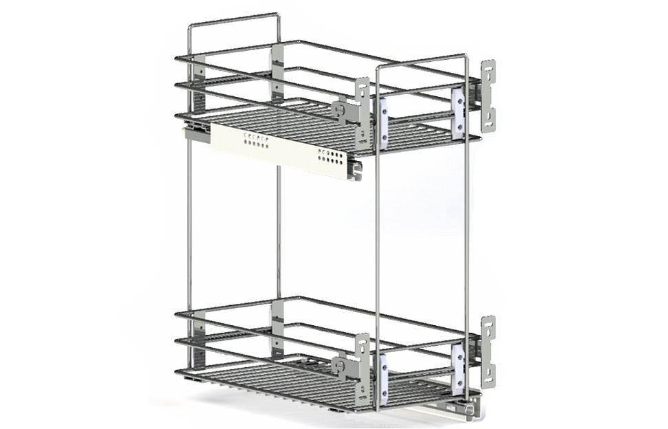 Квадро 400 на напр. с доводчиком (хром) 119 фото 1