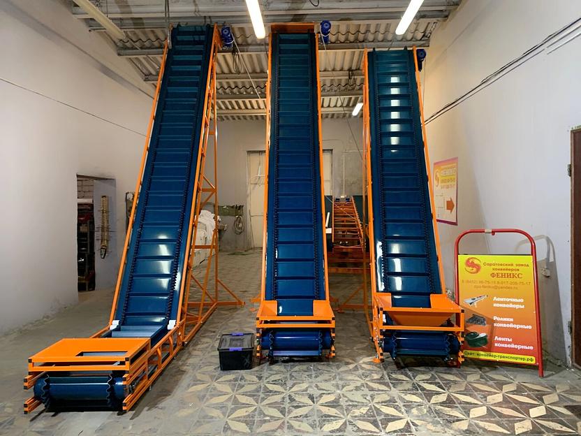 Ленточные конвейеры с загрузочными бортами-воронками и выгрузным присоединительным клювом фото 1