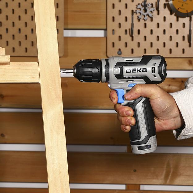 Дрель-шуруповерт Deko ZKCD12FU-Li аккум. патрон:быстрозажимной (063-4141) фото 4