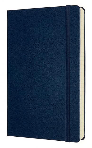 Блокнот Moleskine CLASSIC EXPENDED QP060EXPB20 Large 130х210мм 400стр. линейка твердая обложка синий сапфир фото 2