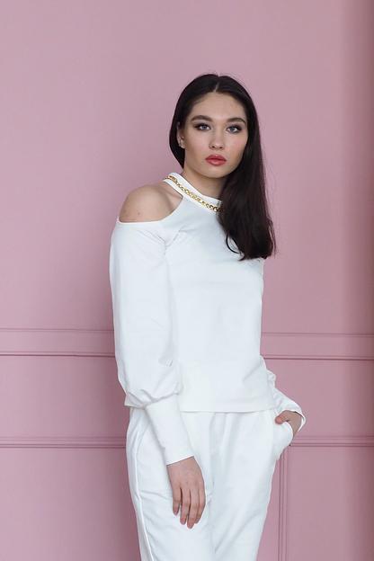 Комплект одежды женский Verenika «Мадлен» белый 44 ОПТ фото 3