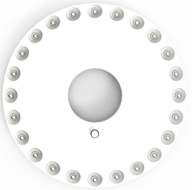 Фонарь походный Gauss GFL003 белый 24Вт лам.:светодиод. AAx3 (GF003) фото 3