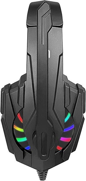 Наушники с микрофоном Оклик HS-L355G черный 1.8м мониторные оголовье (1939807) фото 2