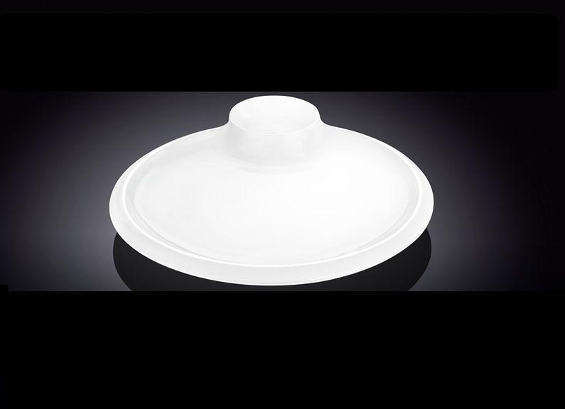 Блюдо для подачи круглое d=200 мм. с соусником, утолщенный край Wilmax /6/36/ фото 1