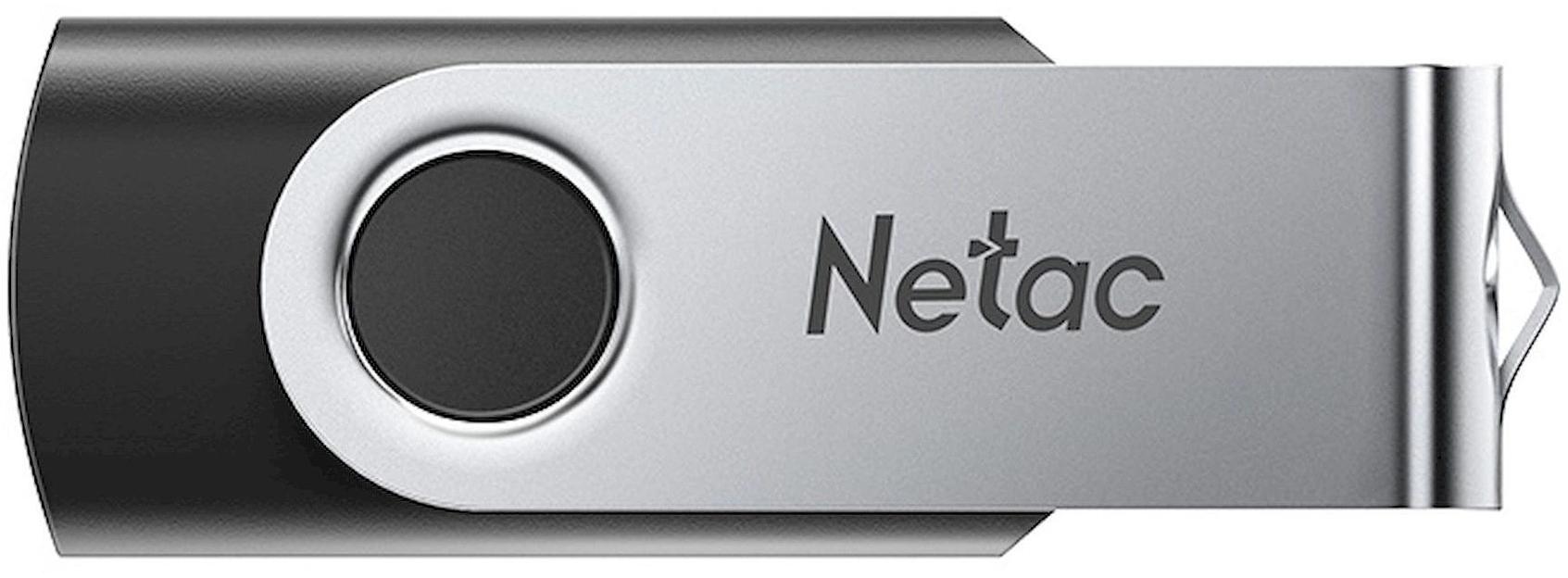 Флешка USB Netac U505, 4ГБ, USB 2.0, черный/серебристый, NT03U505N-004G-20BK фото 3