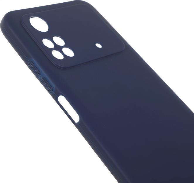 Чехол (клип-кейс) DF для Xiaomi Poco M4 Pro poCase-03 синий (POCASE-03 (BLUE)) фото 5