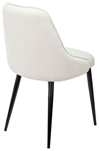 Стул для кухни Бюрократ KF-5_2 комплект 2шт молочный Velvet 20 металл черный на ножках (KF-5/VELV20_2) фото 5