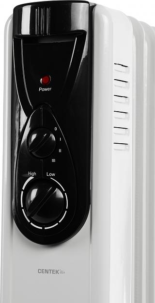 Радиатор масляный Centek CT-6200 1500Вт белый фото 4