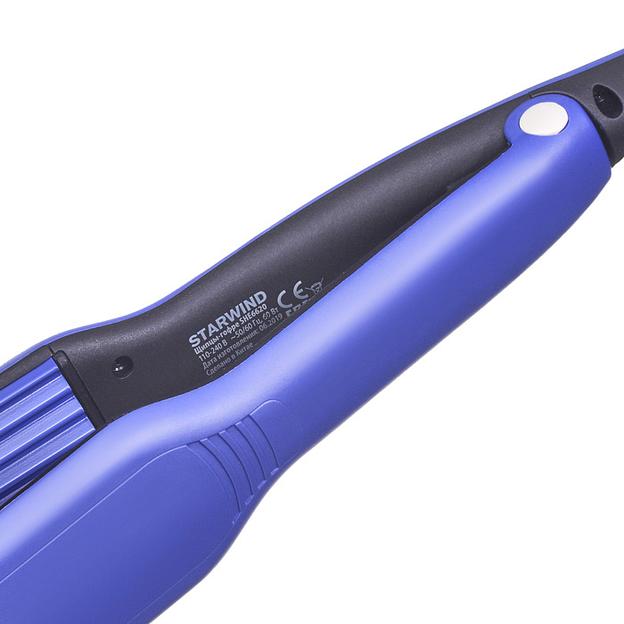 Щипцы Starwind SHE6620 40Вт макс.темп.:210С покрытие:керамическое синий фото 6