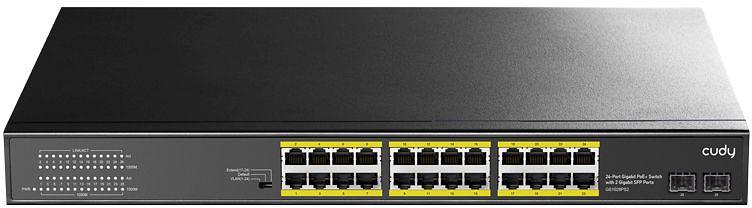 Коммутатор Cudy GS1028PS2 (L2) 24x1Гбит/с 2SFP 24PoE+ 300W неуправляемый фото 1