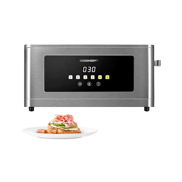 Тостер  REDMOND  T901 Черный/хром фото 2