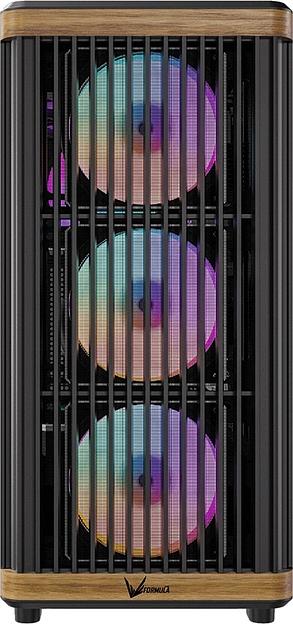 Корпус Formula TimberLine T1 черный без БП ATX 4x120mm 1xUSB2.0 1xUSB3.0 1xUSB3.1 audio bott PSU фото 2