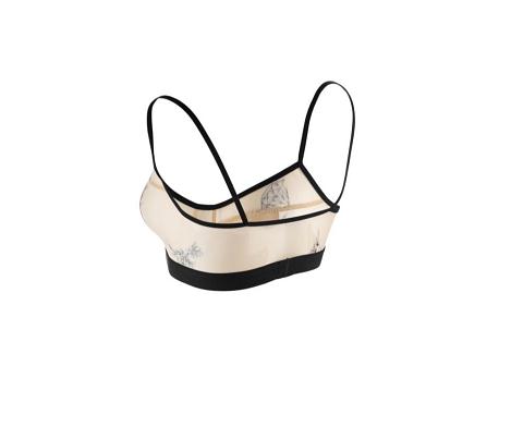 Топ спортивный женский «Тату-череп» ОПТ фото 2