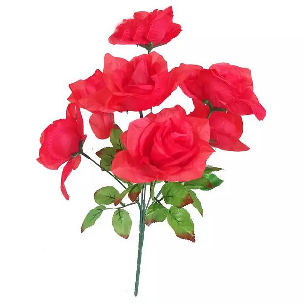 Букет с розами на 7 голов 47см 203-528 фото 1