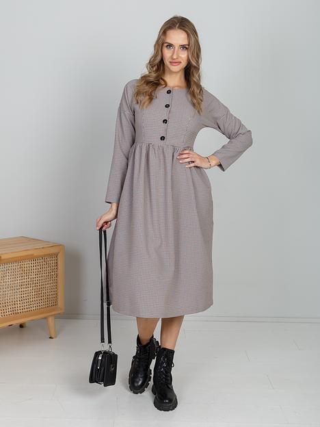 Платье женское с пуговками «WE ARE FAMILY» АРК006-2021-074 опт фото 4