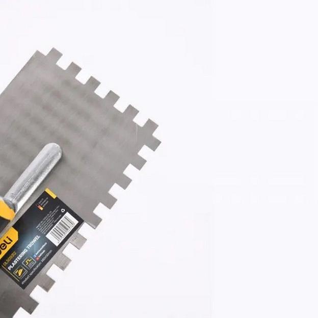 Отделочный инструмент Deli Кельма зубчатая прямоугольная Deli DL509312 280х130мм фото 5